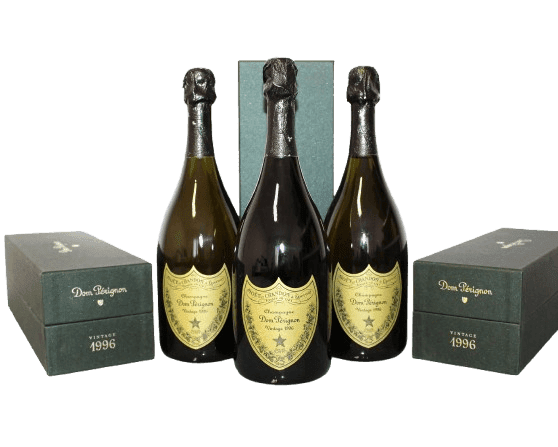Drei Flaschen Champagner